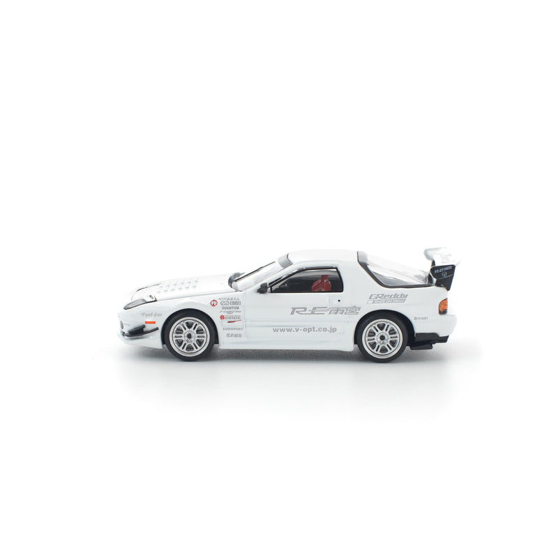 POP RACE Mazda RX-7 FC3S RE Amemiya White 1/64 Miniature Car JAPAN OFFICIAL