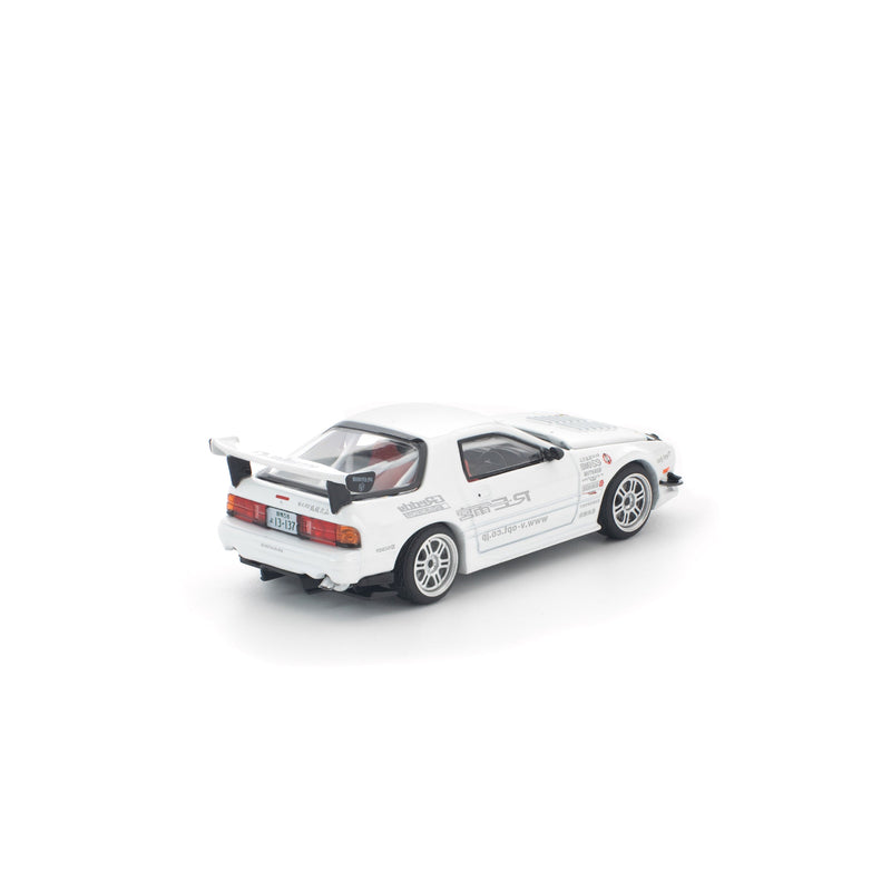 POP RACE Mazda RX-7 FC3S RE Amemiya White 1/64 Miniature Car JAPAN OFFICIAL