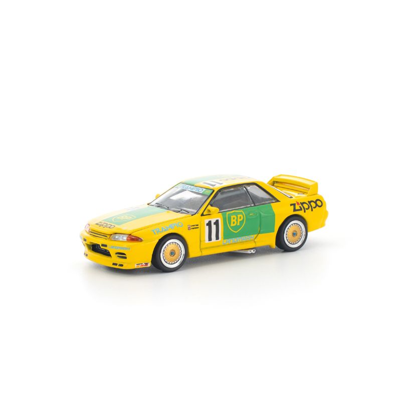 POP RACE GT-R R32 Group A 1992 Model 1/64 Miniature Car JAPAN OFFICIAL
