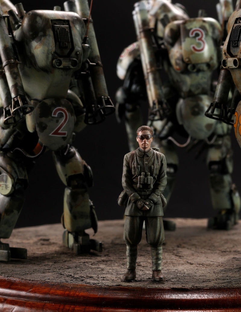 Kaiyodo ARTPLA Maschinen Krieger Final Hund Set & Jerry Can Man 1/35 Model Kit