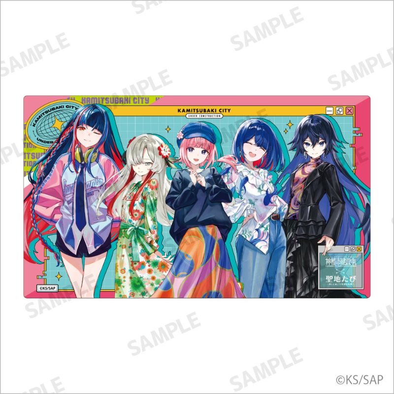 TOBU TOP TOURS Kamitsubaki City Under Construction Regular Proportion Rubber Mat