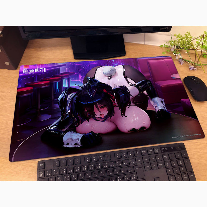 Curtain Damashii Brown Dust 2 Loen Celebrity Bunny Rubber Mat JAPAN OFFICIAL