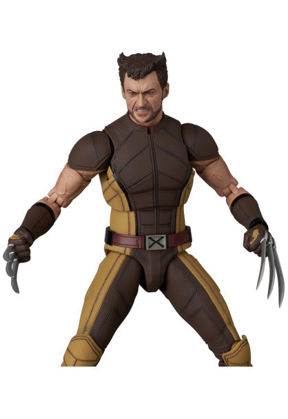 Medicom Toy MAFEX No.297 DEADPOOL & WOLVERINE Wolverine Brown Ver. Action Figure