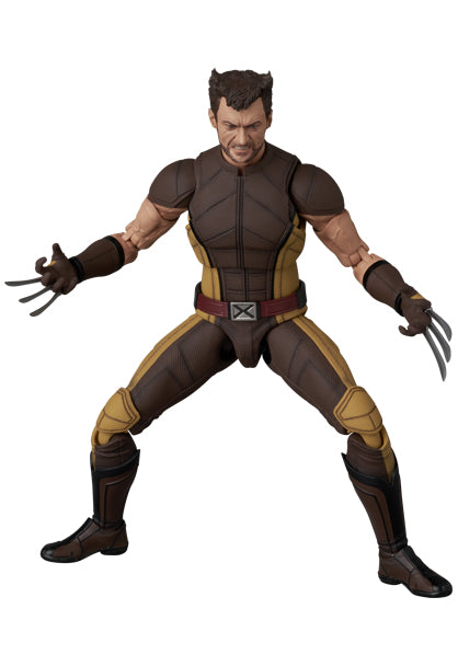 Medicom Toy MAFEX No.297 DEADPOOL & WOLVERINE Wolverine Brown Ver. Action Figure