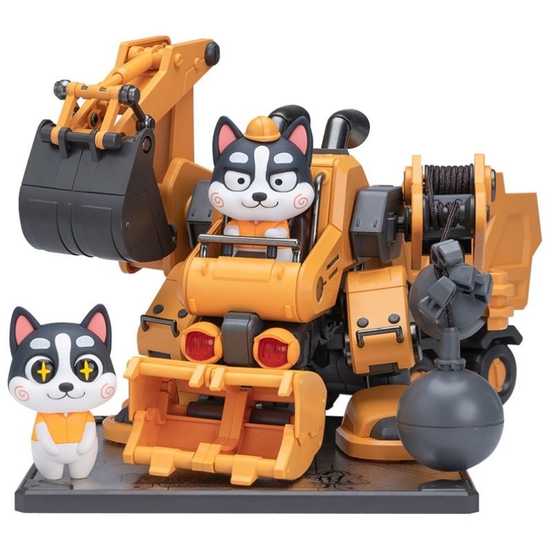 HEMOXIAN Meow! Woof! Secret Service Husky Model Kit JAPAN OFFICIAL