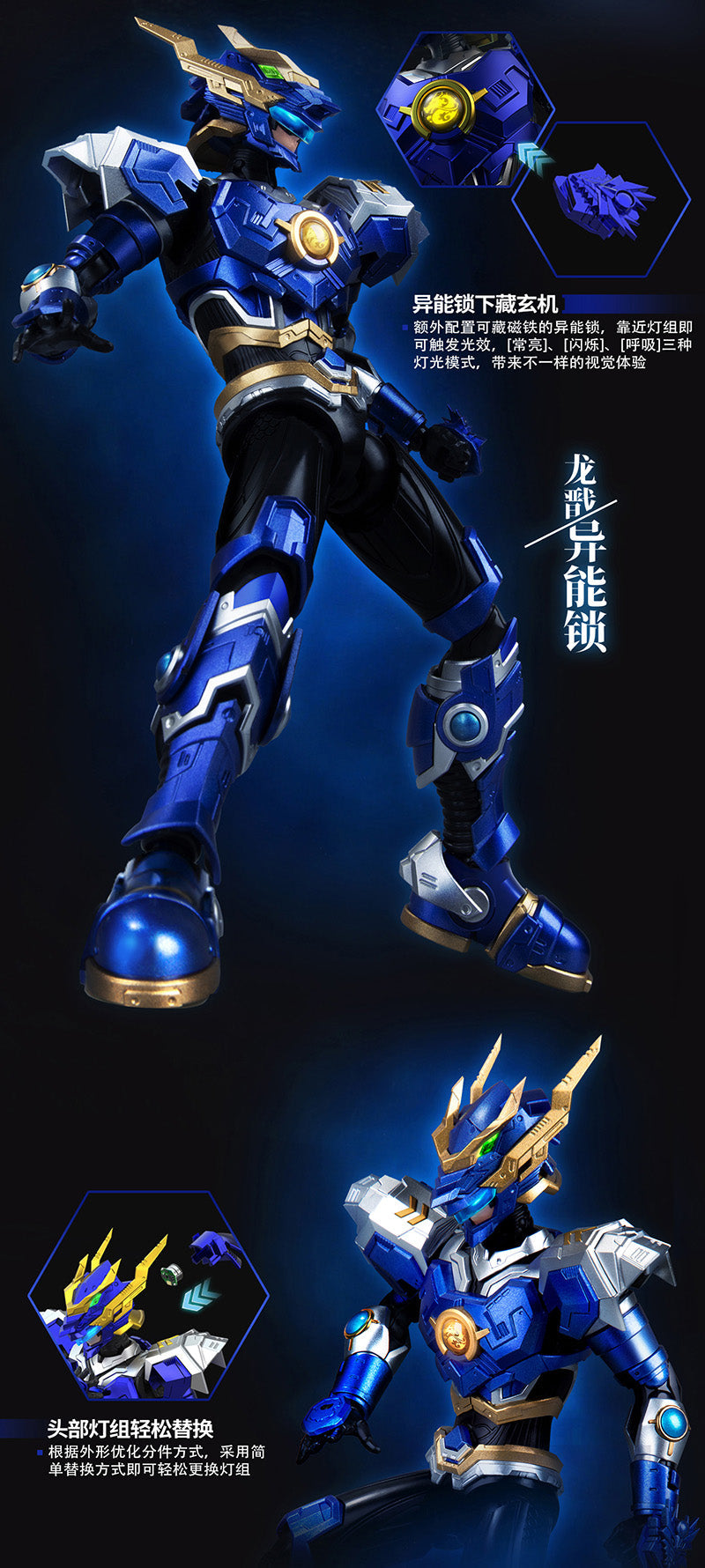 Yilichuangwan ULTRA BEAST FORCE Ryuusen Devin x Dragon Bike 1/12 Model Kit