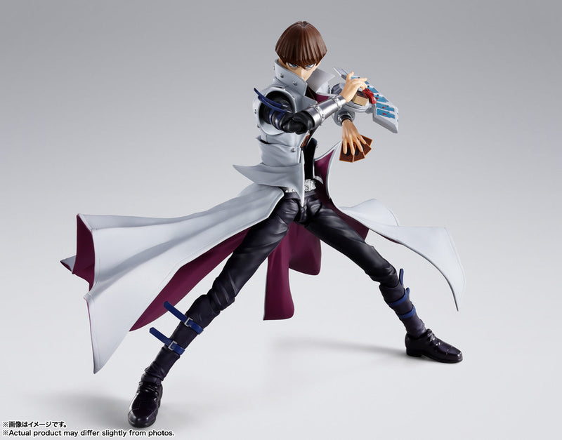 BANDAI S.H.Figuarts Yu-Gi-Oh! Duel Monsters Seto Kaiba Action Figure JAPAN