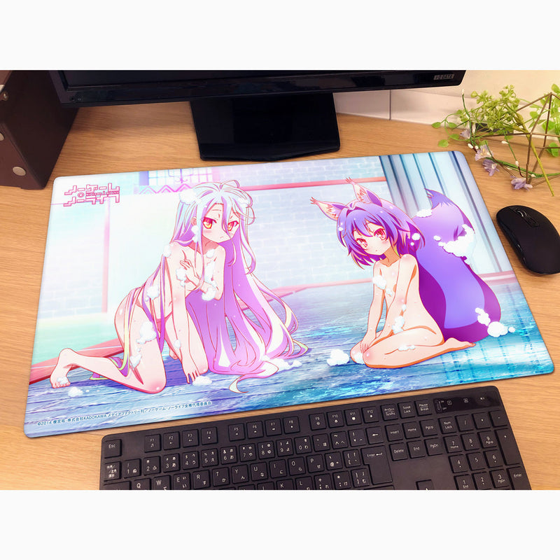 Key-th No Game No Life White & Izuna Hatsuse Bath Rubber Mat JAPAN OFFICIAL