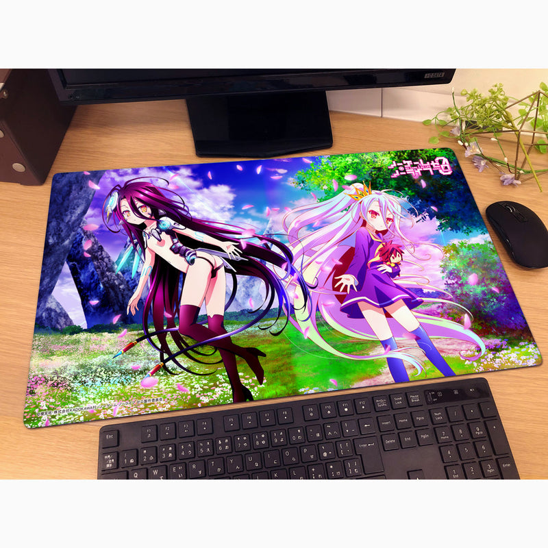 Key-th No Game No Life Zero White & Schwi 2 Rubber Mat JAPAN OFFICIAL