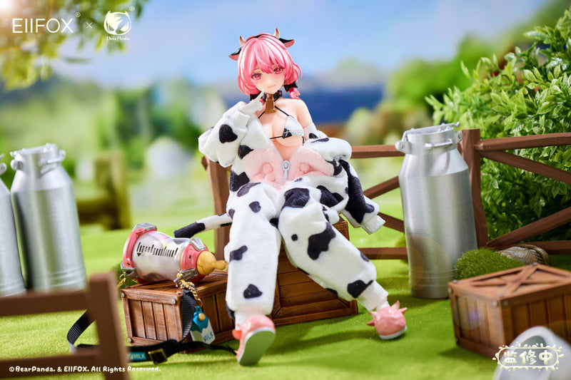 BearPanda x EIIFOX MOMO Cow Ver. 1/8 Action Figure JAPAN OFFICIAL