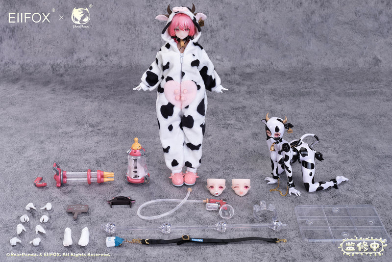 BearPanda x EIIFOX MOMO Cow Ver. 1/8 Action Figure JAPAN OFFICIAL