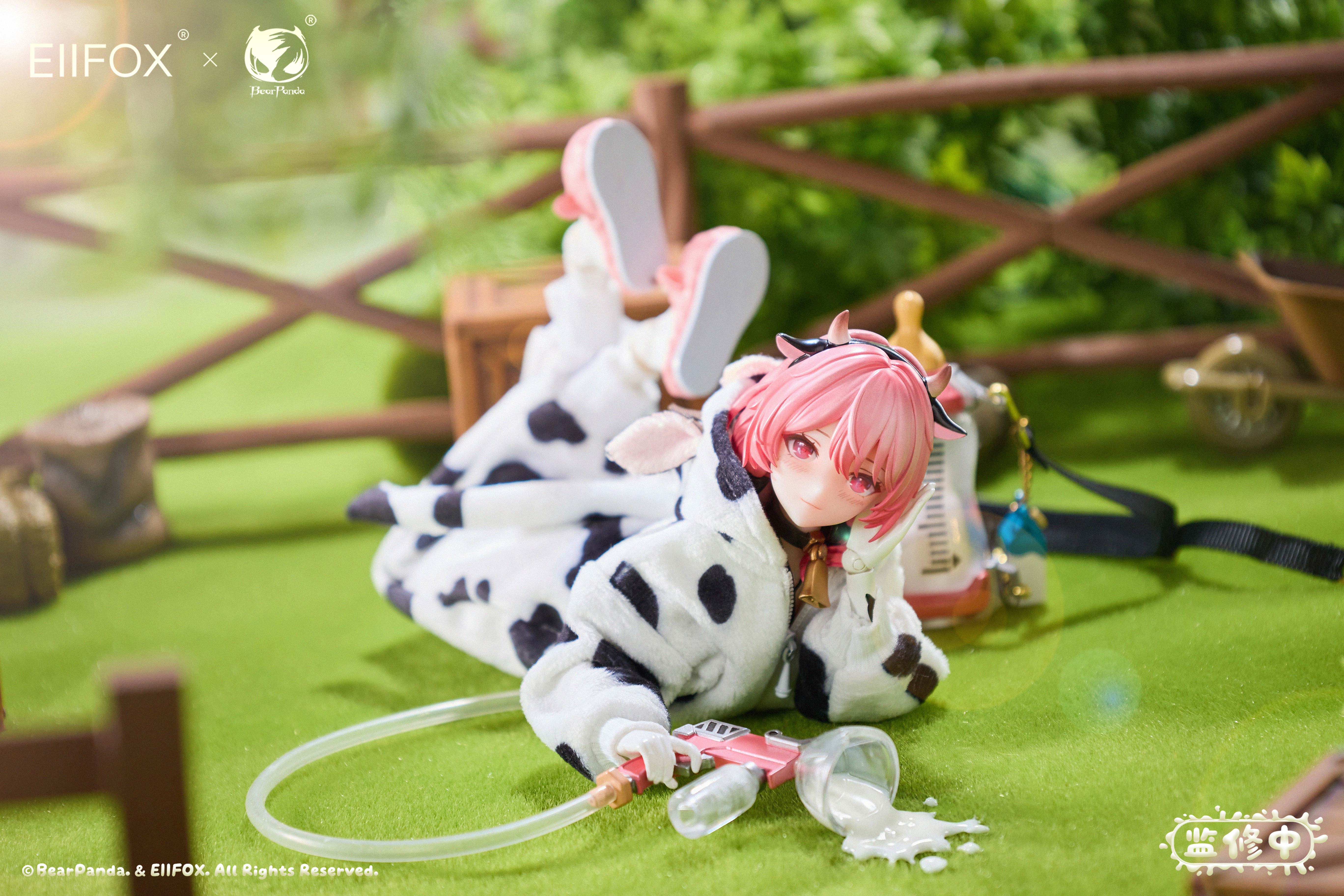 DAN Poundy Moo フィギア BearPanda x EIIFOX MOMO Cow Ver. 1/8 Action Figure JAPAN OFFICIAL