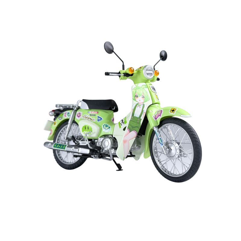 Plum NEXT Tohoku Zunko Zundamon Project Honda Super Cub 1/12 Model