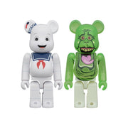 Medicom Toy BE@RBRICK Stay Puft Marshmallow Man & Slimer 2PCS Set Action Figure