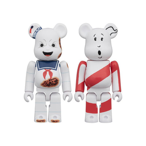 BE@RBRICK Stay Puft Marshmallow Man Angry Face & No Ghost 2PCS Set Action Figure