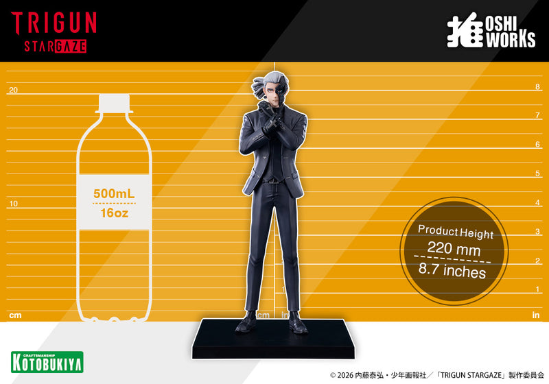 Kotobukiya OSHI WORKS TRIGUN STAMPEDE Livio the Double Fang 1/8 Figure JAPAN
