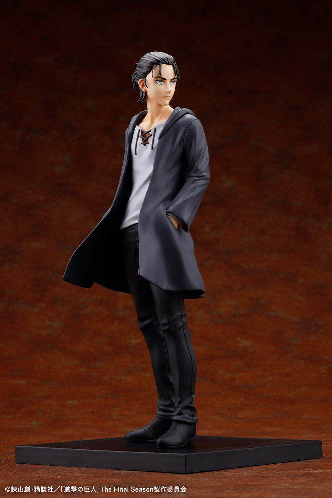 Kotobukiya OSHI WORKS Attack on Titan Eren Yeager The Final Season ver. Figure