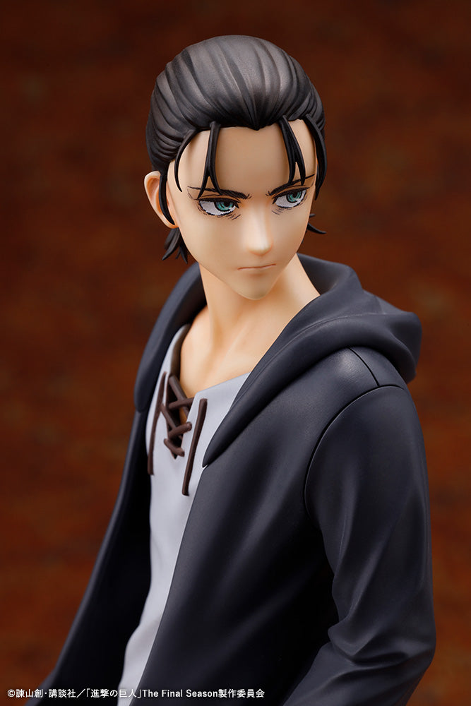 Kotobukiya OSHI WORKS Attack on Titan Eren Yeager The Final Season ver. Figure