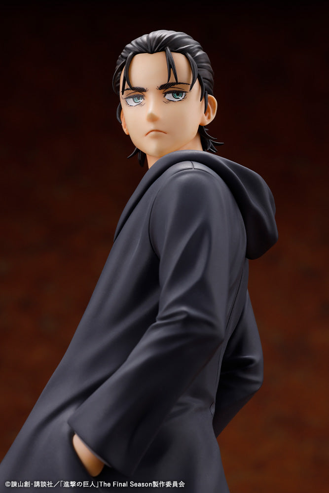Kotobukiya OSHI WORKS Attack on Titan Eren Yeager The Final Season ver. Figure