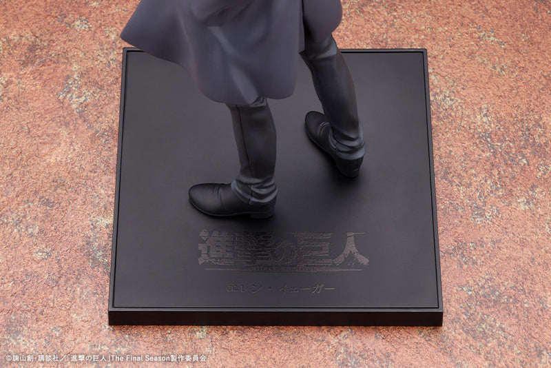 Kotobukiya OSHI WORKS Attack on Titan Eren Yeager The Final Season ver. Figure