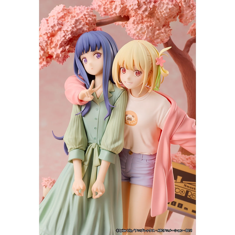 Aniplex Lycoris Recoil Chisato Nishikigi & Takina Inoue Spring Ver. Figure JAPAN