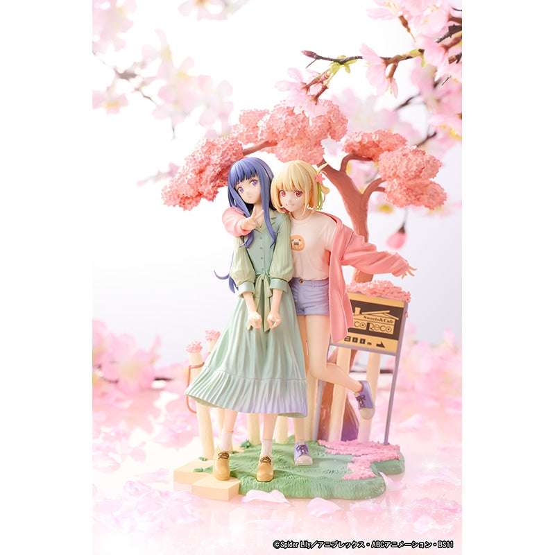 Aniplex Lycoris Recoil Chisato Nishikigi & Takina Inoue Spring Ver. Figure JAPAN