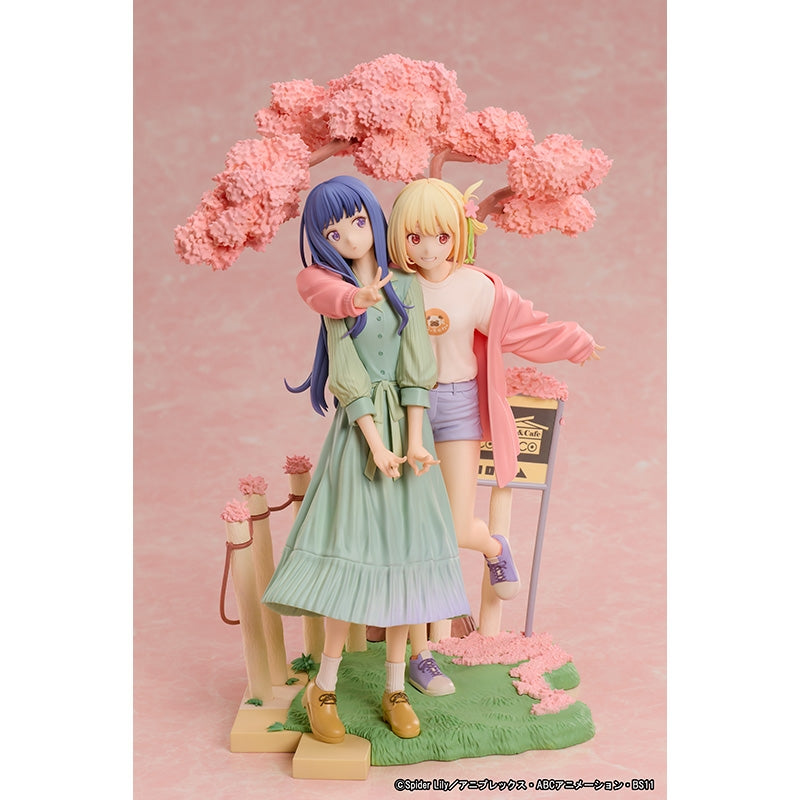 Aniplex Lycoris Recoil Chisato Nishikigi & Takina Inoue Spring Ver. Figure JAPAN