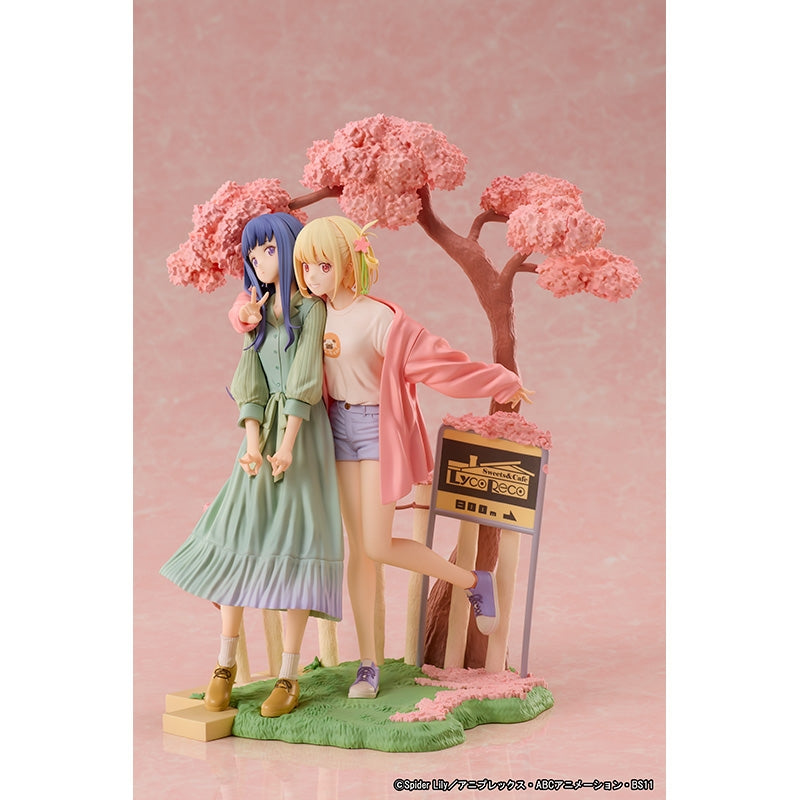 Aniplex Lycoris Recoil Chisato Nishikigi & Takina Inoue Spring Ver. Figure JAPAN