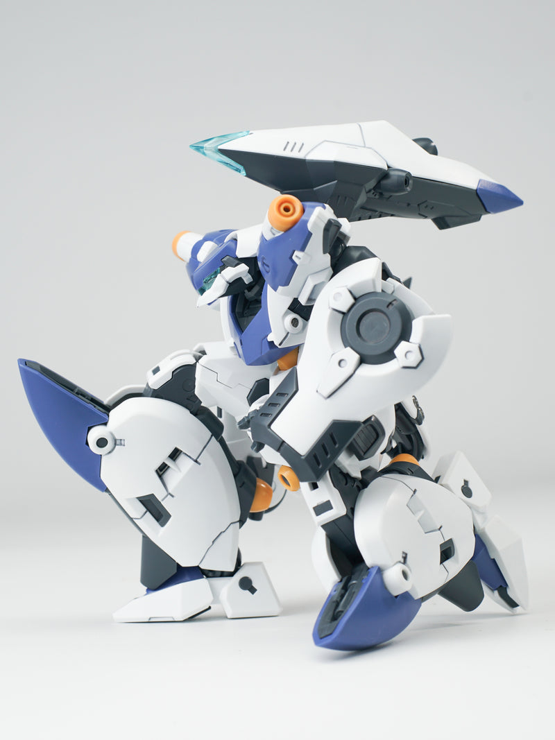 ULTRA ACTION TROOPER Series Franz-alpha White x Blue 1/144 Model Kit JAPAN