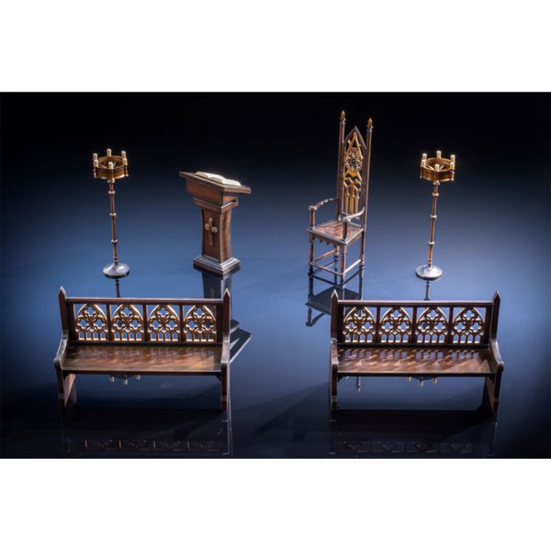 KAWA SCAPE Church Situation Diorama Accessory Set 1/12 Figure JAPAN OFFICIAL