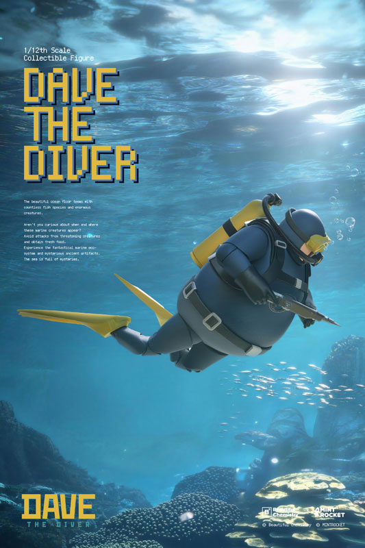 Underverse Beautiful Chemistry x DAVE THE DIVER DAVE 1/12 Action Figure JAPAN