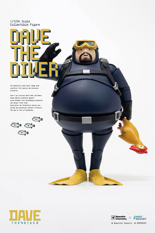 Underverse Beautiful Chemistry x DAVE THE DIVER DAVE 1/12 Action Figure JAPAN