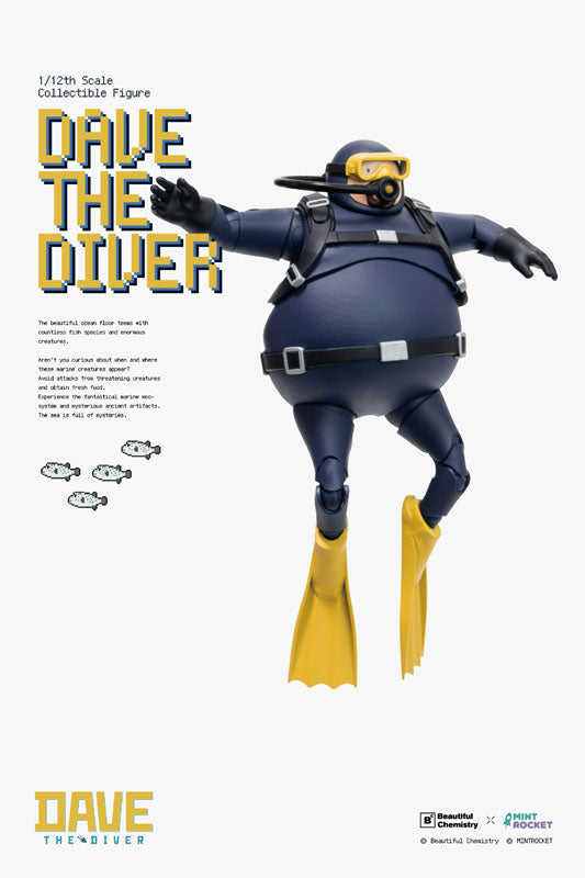 Underverse Beautiful Chemistry x DAVE THE DIVER DAVE 1/12 Action Figure JAPAN
