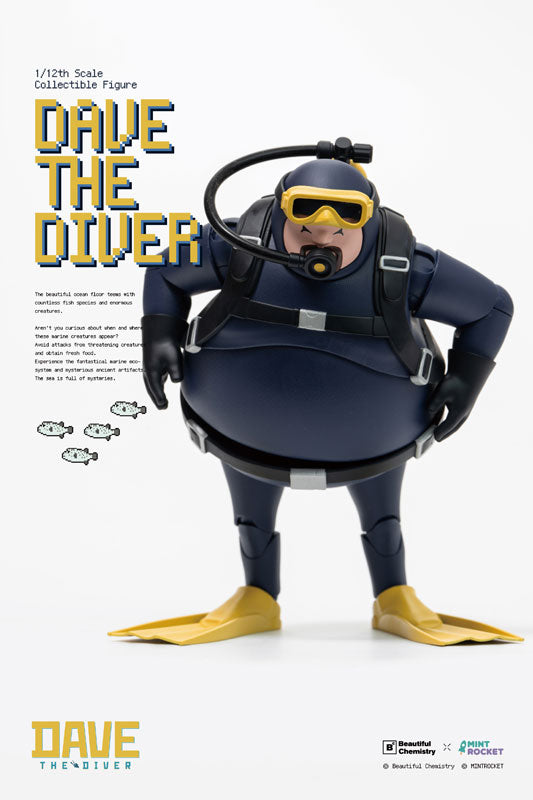 Underverse Beautiful Chemistry x DAVE THE DIVER DAVE 1/12 Action Figure JAPAN