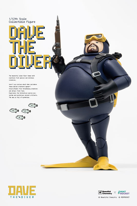 Underverse Beautiful Chemistry x DAVE THE DIVER DAVE 1/12 Action Figure JAPAN