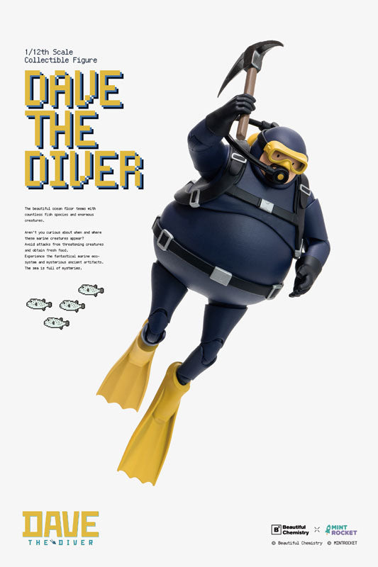 Underverse Beautiful Chemistry x DAVE THE DIVER DAVE 1/12 Action Figure JAPAN