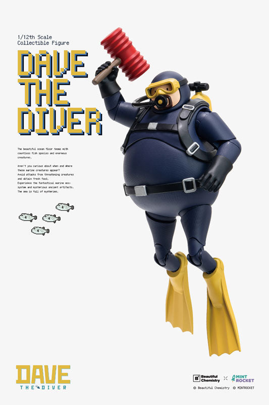 Underverse Beautiful Chemistry x DAVE THE DIVER DAVE 1/12 Action Figure JAPAN