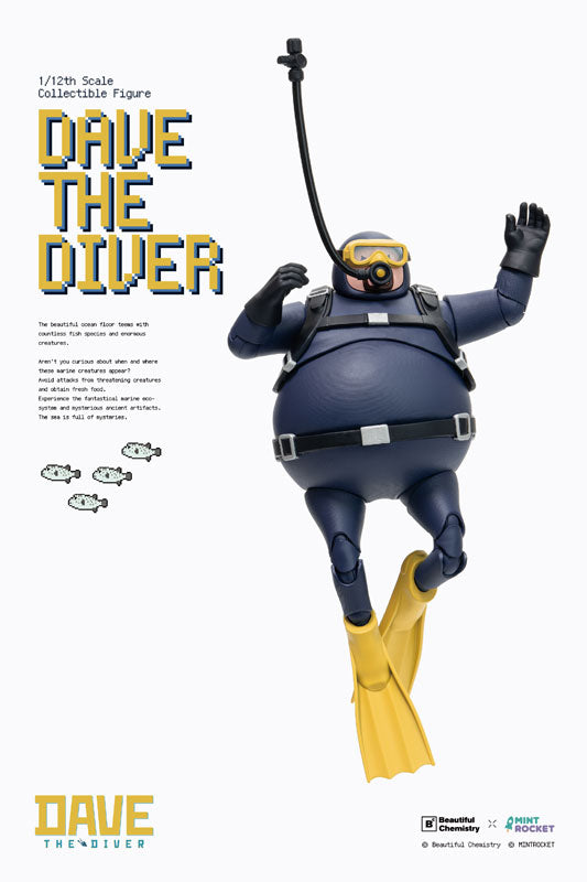 Underverse Beautiful Chemistry x DAVE THE DIVER DAVE 1/12 Action Figure JAPAN