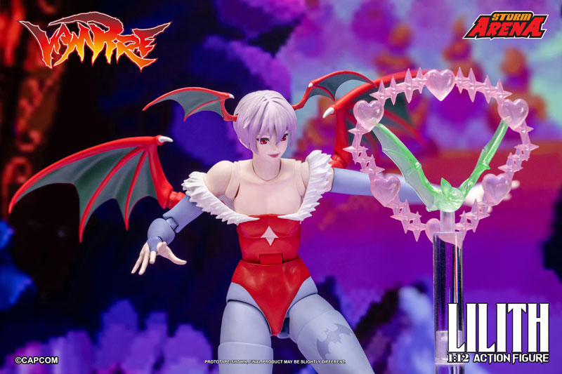 Storm Collectibles Darkstalkers Storm Arena Lilith Action Figure JAPAN OFFICIAL