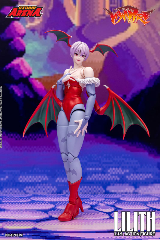 Storm Collectibles Darkstalkers Storm Arena Lilith Action Figure JAPAN OFFICIAL