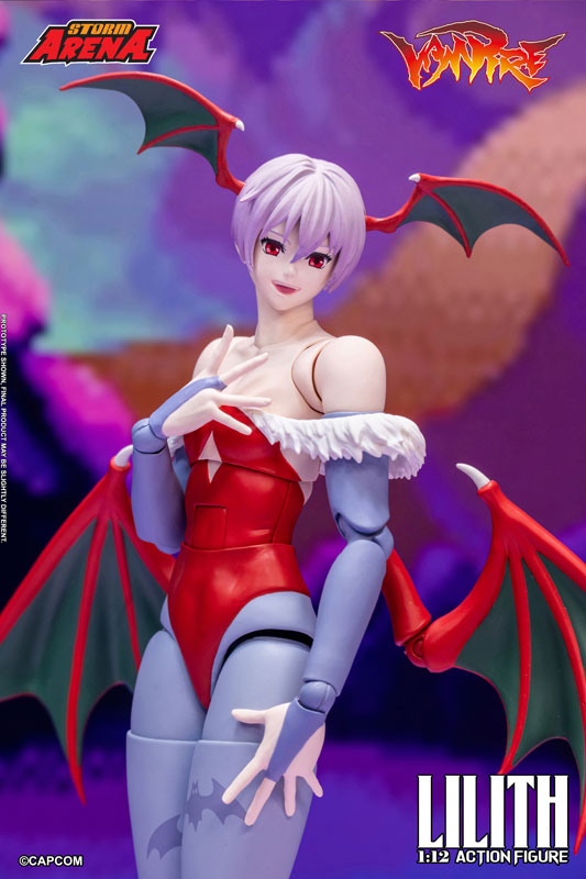 Storm Collectibles Darkstalkers Storm Arena Lilith Action Figure JAPAN OFFICIAL