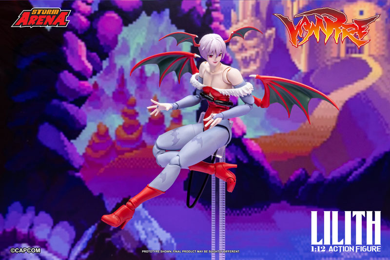 Storm Collectibles Darkstalkers Storm Arena Lilith Action Figure JAPAN OFFICIAL