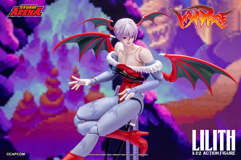 Storm Collectibles Darkstalkers Storm Arena Lilith Action Figure JAPAN OFFICIAL