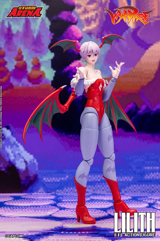 Storm Collectibles Darkstalkers Storm Arena Lilith Action Figure JAPAN OFFICIAL