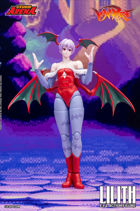 Storm Collectibles Darkstalkers Storm Arena Lilith Action Figure JAPAN OFFICIAL