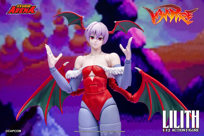 Storm Collectibles Darkstalkers Storm Arena Lilith Action Figure JAPAN OFFICIAL