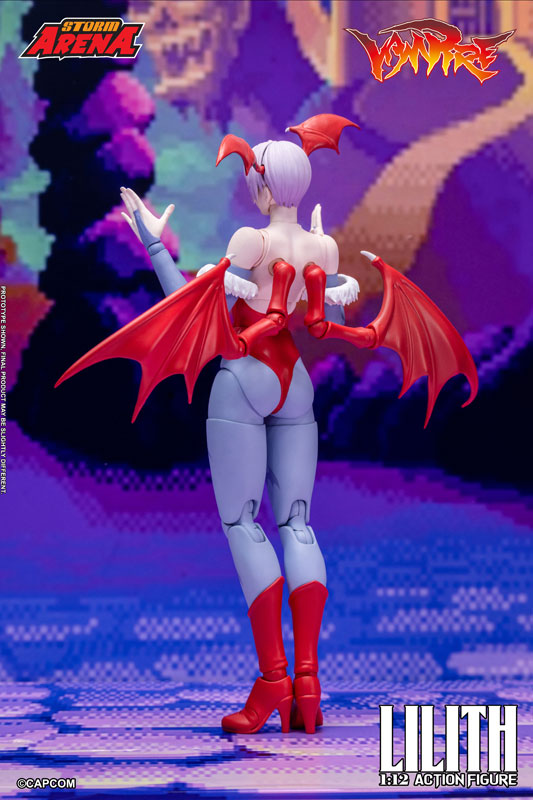 Storm Collectibles Darkstalkers Storm Arena Lilith Action Figure JAPAN OFFICIAL