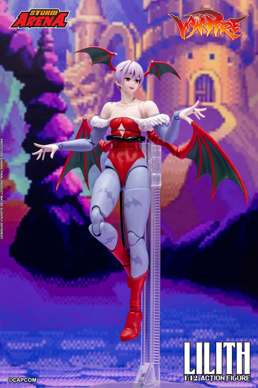 Storm Collectibles Darkstalkers Storm Arena Lilith Action Figure JAPAN OFFICIAL