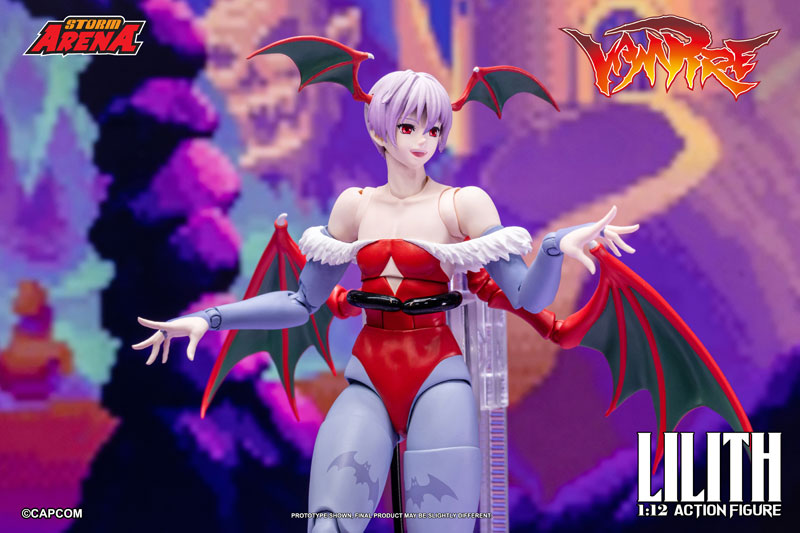 Storm Collectibles Darkstalkers Storm Arena Lilith Action Figure JAPAN OFFICIAL