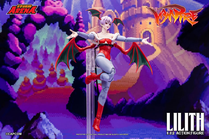 Storm Collectibles Darkstalkers Storm Arena Lilith Action Figure JAPAN OFFICIAL